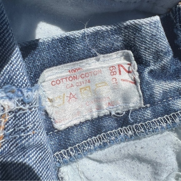 Vintage 80s Santana Jeans Midi High Rise Acid Wash Denim Maxi Skirt - Picture 10 of 16